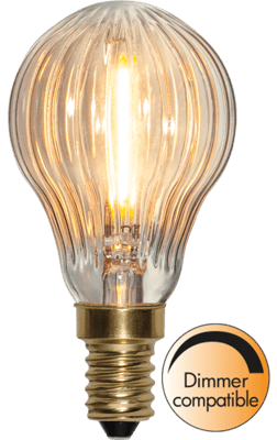 E14 0,8 W LED 50lm glær Dimmanle