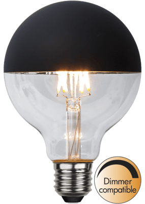 E27 2,8W Svört 260lm