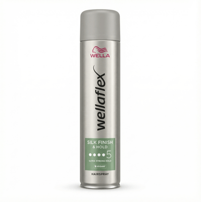 Wella Wellaflex Silkiáferð og hald, mjög sterkt hársprey 400 ml