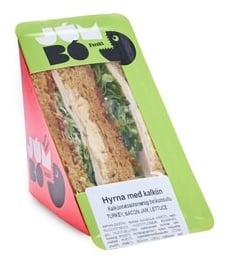 Júmbó jólahorn með kalkún og beikonsultu