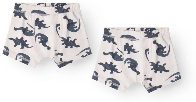Ebbe boxernærbuxur 2-pack – Mono dino