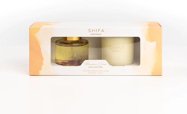 Shifa Aromas Persian Chai - Lúxus Ilmkerti & Ilmstangir gjafa sett