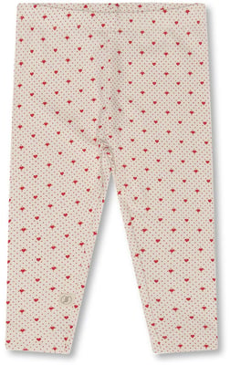 Elois leggings – Lots of love red