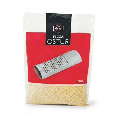 Pizzaostur rifinn 200gr