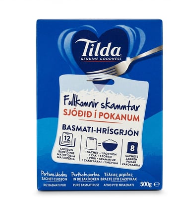 Tilda Hrísgrjón 8x60 gr