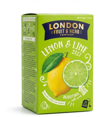 London fruit and herb lemon & lime 20 stk