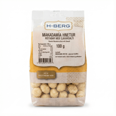 H-Berg makadamia hnetur 100 gr