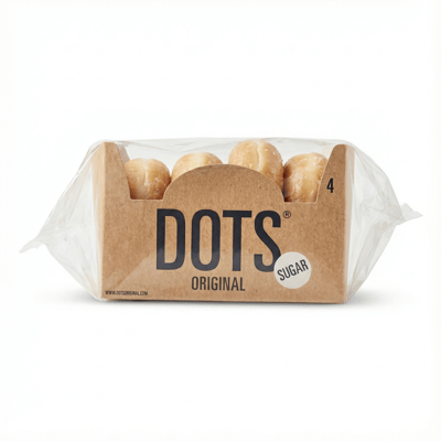 Dots donut 4 stk glaced