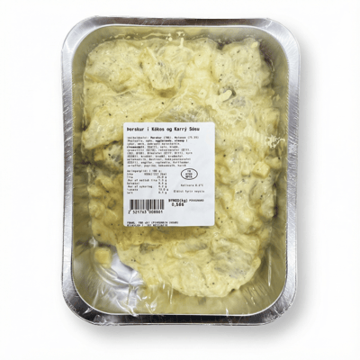 F.o þorskur í karrý ca. 600 gr