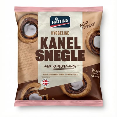 Hatting kanilsnúðar 340 gr