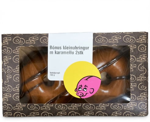 Bónus kleinuhringir karamellu 2 stk 140 gr