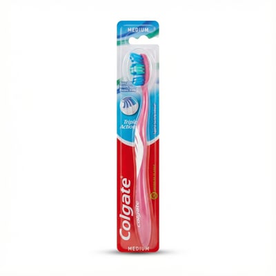 Colgate Triple Action miðlungs tannbursti