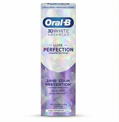 Oral-B 3D White Advanced Luxe Perfection Cool Peppermint tannkrem 75 ml