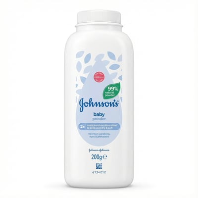 Johnson's Natural barnapúður 200 g