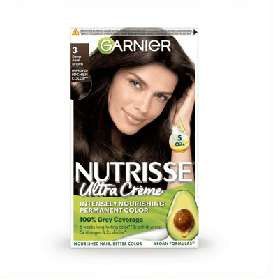 Garnier Nutrisse Ultra Crème 3 Djúpur dökkbrúnn
