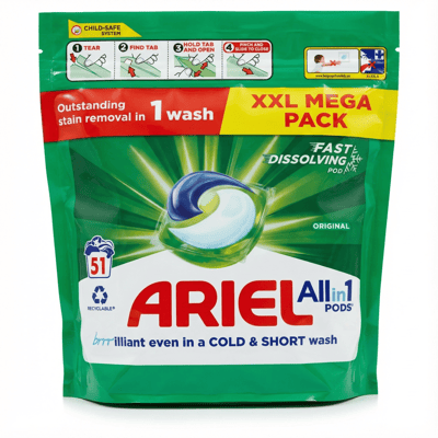 Ariel Allt-í-einu þvottahylki Original 974,1 g