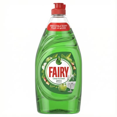 Fairy Clean & Fresh epla- og rabarbara uppþvottalögur 1015 ml