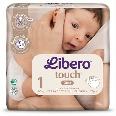 Libero Touch 1 2-5 kg 22 stk