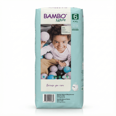 Bambo Nature buxnableiur stærð 6 XXL, 38 stk