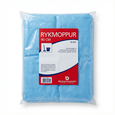 Blindravinnustofan Rykmoppur 40 cm 50 stk