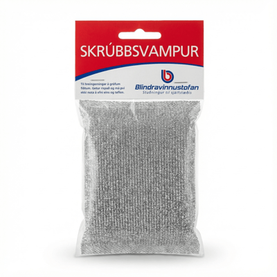 Blindravinnustofan Skrúbbsvampur