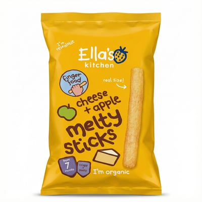 Ella's Kitchen lífrænir ost- og eplabræðslustafir 16 g