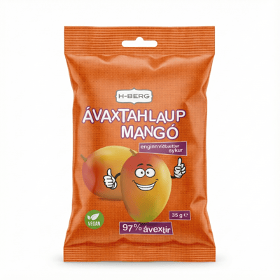 H-Berg Ávaxtahlaup Mangó 35 g