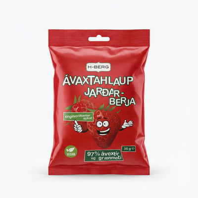 H-Berg Ávaxtahlaup Jarðarberja 35 g