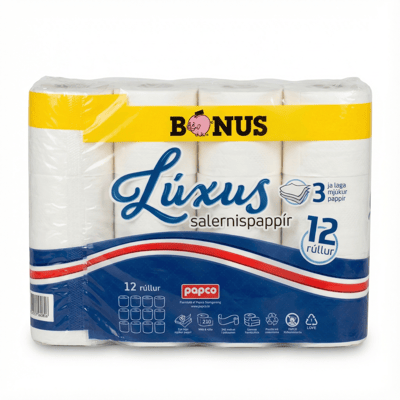 Bónus Lúxus Salernispappír 3ja laga 12 stk