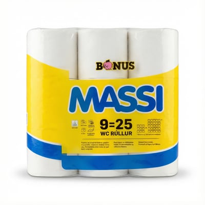 Bónus Massi WC rúllur 9 stk