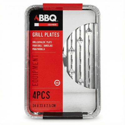 BBQ grillplötur 4 stk