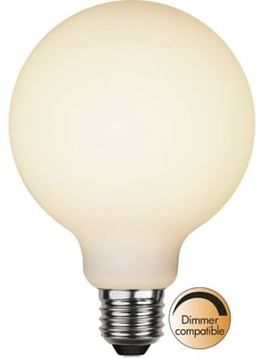 LED LAMP E27 G95 FROSTED FILAMENT