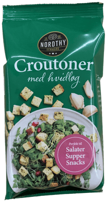 Nordthy brauðteningar með hvítlauk 75 g