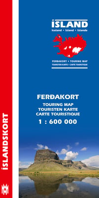 Ferðakort 1:600 000 / Touring Map