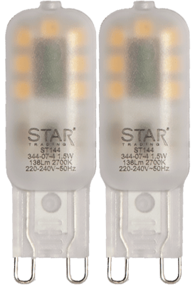 G9 1,8W 140lm LED (2stk)