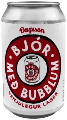 Gæðingur Bjór með Bubblum / 10 dósir