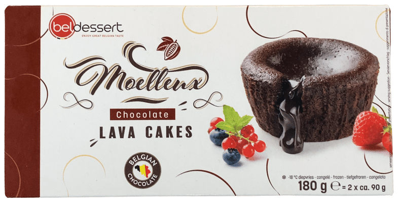 Beldessert mjúkar súkkulaðikökur með fljótandi kjarna 180 g