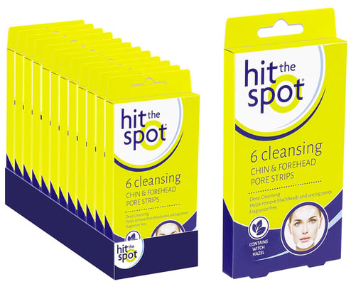 Hit the Spot Strimlar á enni og höku 6 stk
