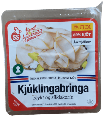 SS Kjúklingabringa reykt og silkiskorin 140 g