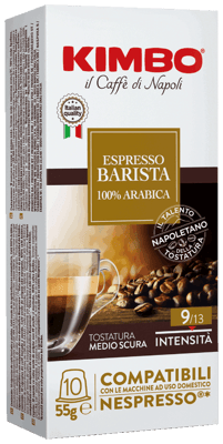Kimbo Nespresso Barista kaffi