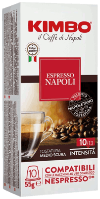 Kimbo Nespresso Napoli kaffi