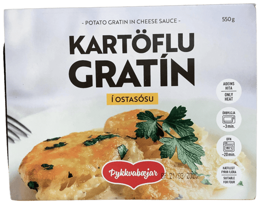 Þykkvabæjar Kartöflugratín í ostasósu 550 g