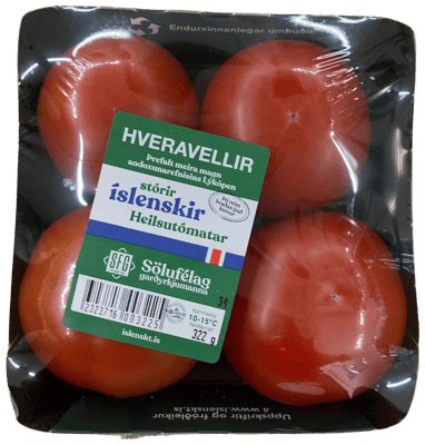Hveravellir Stórir Íslenskir Heilsutómatar 322 g