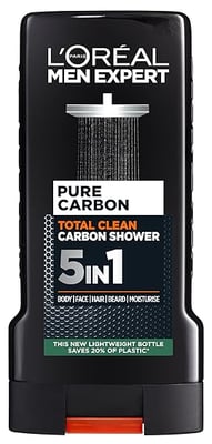 L'oreal Men Expert Hydra Pure Carbon Sturtusápa fyrir herra 300 ml