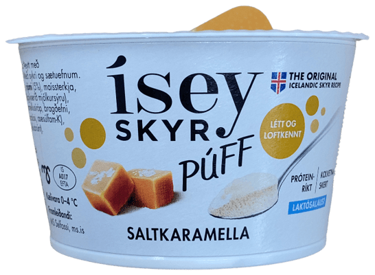 Ísey Skyr Púff Saltkaramella 125 g