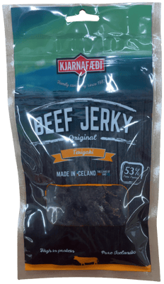 Kjarnafæði þurrkað nautakjöt Original Teriyaki 50 g