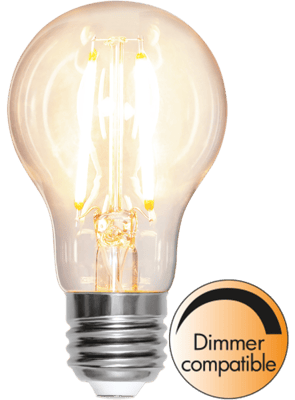 LED-LAMPA E27 A60 CLEAR