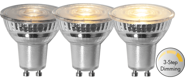 LED pera 4,4W Gu10 Þrepadimming