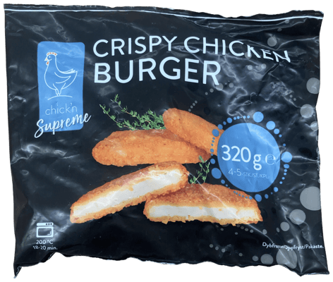 chick'n Supreme stökkur kjúklingaborgari 320 g
