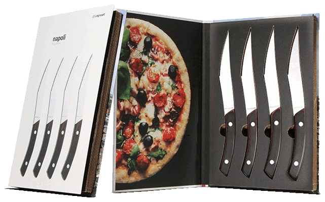 Legnoart Napoli steikar- og pizzahnífar